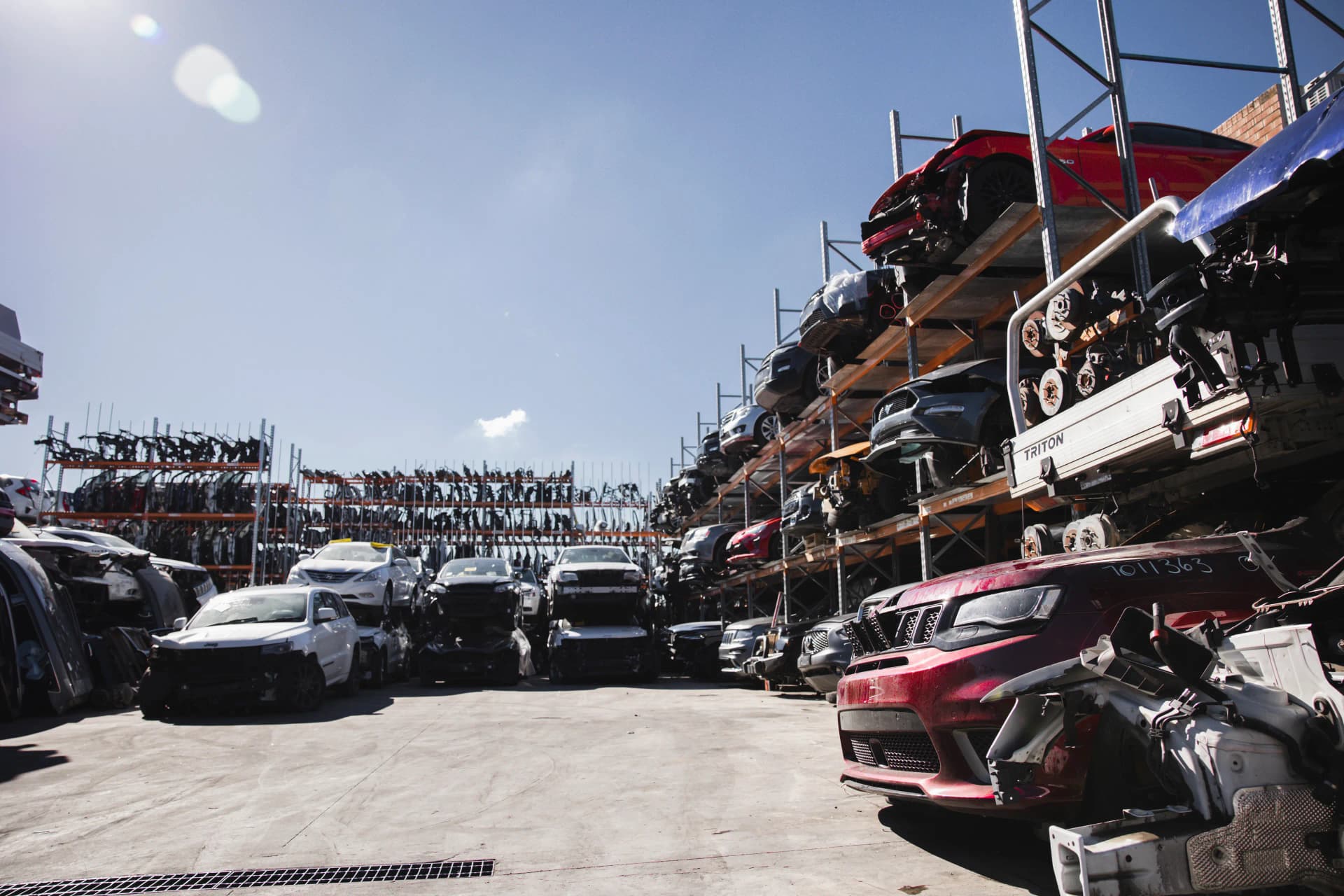 Car junkyard